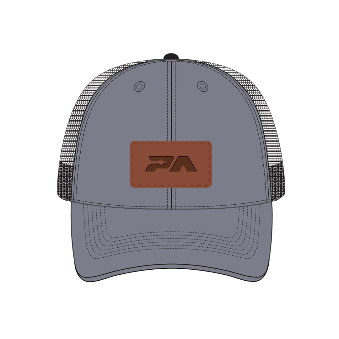 Leather Patch Trucker