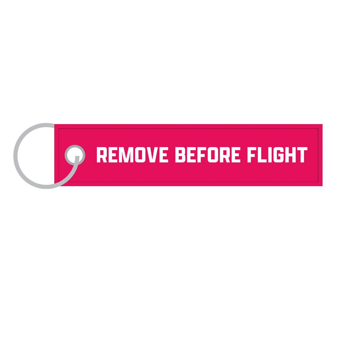 Remove Before Flight Keyring